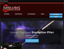 Tablet Screenshot of hard-light.net